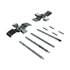 300.09600 by CENTRIC - Centric Premium Semi-Metallic Brake Pads with Shims and Hardware