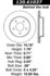 Centric 120.61037 Disc Brake Rotor Premium Brake Rotor