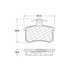 100.02280 by CENTRIC - Disc Brake Pad