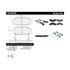 106.09490 by CENTRIC - Posi Quiet Extended Wear Brake Pads with Shims