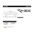 102.07840 by CENTRIC - C-Tek Semi-Metallic Brake Pads with Shims