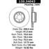 Centric 120.34043 Disc Brake Rotor Premium Brake Rotor