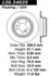 120.34025 by CENTRIC - Premium Brake Rotor