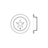 128.44166L by CENTRIC - Sport Cross Drilled Brake Rotor, Left