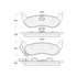 106.09320 by CENTRIC - Posi Quiet Extended Wear Brake Pads with Shims and Hardware