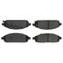 106.10800 by CENTRIC - Posi Quiet Extended Wear Brake Pads with Shims and Hardware