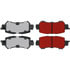 500.16240 by CENTRIC - PQ PRO Disc Brake Pads with Hardware