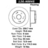 Centric 120.40045 Disc Brake Rotor Premium Brake Rotor