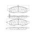 Centric 106.11830 Disc Brake Pad Set Posi Quiet Extended Wear Brake Pads with Shims and Hardware