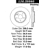Centric 120.35060 Disc Brake Rotor Premium Brake Rotor