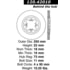Centric 120.42010 Disc Brake Rotor Premium Brake Rotor