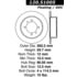 Centric 120.51005 Disc Brake Rotor Premium Brake Rotor