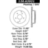 Centric 120.62021 Disc Brake Rotor Premium Brake Rotor