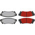 500.18050 by CENTRIC - PQ PRO Disc Brake Pads with Hardware