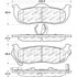 Centric 308.10410 Disc Brake Pad Set StopTech Street Brake Pad
