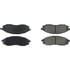 Centric 305.08300 Disc Brake Pad Set Street Slect Brake Pads with Hardware