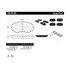 106.04330 by CENTRIC - Posi Quiet Extended Wear Brake Pads with Shims and Hardware