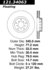 Centric 121.34063 Disc Brake Rotor C-Tek Standard Brake Rotor