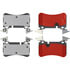 500.13730 by CENTRIC - PQ PRO Disc Brake Pads with Hardware