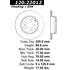 120.22012 by CENTRIC - Premium Brake Rotor
