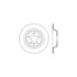 Centric 128.61103R Disc Brake Rotor Cross Drilled Rotor