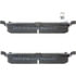 Centric 308.12740 Disc Brake Pad Set Street Brake Pads Rear with Shims
