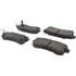 300.15100 by CENTRIC - Centric Premium Semi-Metallic Brake Pads with Shims and Hardware