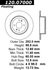 120.07000 by CENTRIC - Centric Premium Brake Rotor