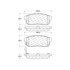 300.10080 by CENTRIC - Centric Premium Semi-Metallic Brake Pads with Shims and Hardware