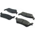 Centric 308.16020 Disc Brake Pad Set Street Brake Pads Rear with Shims