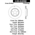 120.62096 by CENTRIC - Premium Brake Rotor