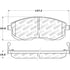 Centric 308.08151 Disc Brake Pad Street Brake Pads with Shims and Hardware