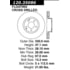 Centric 120.35086 Disc Brake Rotor Premium Brake Rotor