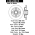 Centric 120.45019 Disc Brake Rotor and Hub Assembly Premium Brake Rotor