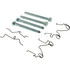 Centric 300.11131 Disc Brake Pad Set Centric Premium Semi-Metallic Brake Pads with Shims and Hardware