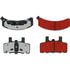 500.03690 by CENTRIC - PQ PRO Disc Brake Pads with Hardware