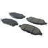 Centric 308.16490 Disc Brake Pad Set Street Brake Pads with Shims and Hardware