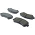Centric 300.13380 Disc Brake Pad Set Premium Semi-Metallic Brake Pads with Shims and Hardware
