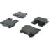 Centric 300.12830 Disc Brake Pad Set Centric Premium Semi-Metallic Brake Pads with Shims and Hardware