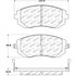 308.09290 by CENTRIC - StopTech Street Brake Pad