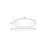 Centric 308.11780 Disc Brake Pad Set StopTech Street Brake Pad