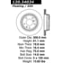 Centric 120.34034 Disc Brake Rotor Premium Brake Rotor