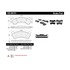102.06141 by CENTRIC - C-Tek Semi-Metallic Brake Pads with Shims