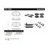 Centric 301.15690 Disc Brake Pad Set Centric Premium Ceramic Brake Pads with Shims and Hardware