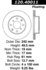 Centric 120.40011 Disc Brake Rotor Premium Brake Rotor