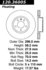 120.36005 by CENTRIC - Premium Brake Rotor