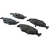 Centric 300.03500 Disc Brake Pad Set Centric Premium Semi-Metallic Brake Pads with Shims