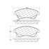 Centric 106.15220 Disc Brake Pad Set Posi Quiet Extended Wear Brake Pads with Shims and Hardware