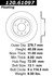 Centric 120.61097 Disc Brake Rotor Premium Brake Rotor