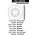 Centric 120.45032 Disc Brake Rotor Premium Brake Rotor